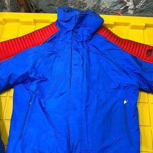 Vintage The North Face Extreme Gore-tex Ski Jacket Sz Med Blue Red Made In USA
